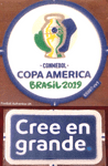 2019 Copa America Tournament & Cree En Grande Official Player Issue Football Badge Patch Set