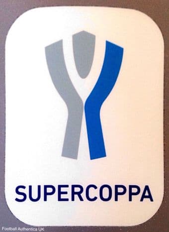 2019 Italian SUPERCOPPA FINAL Official Player Issue Size Football Soccer Badge Patch