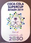 2019 Italian SUPERCOPPA FINAL RIYADH Official Player Issue Size Football Soccer Badge Patch
