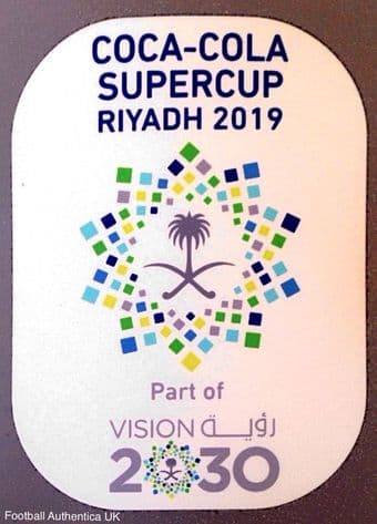 2019 Italian SUPERCOPPA FINAL RIYADH Official Player Issue Size Football Soccer Badge Patch