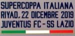 2019 Lazio**SUPERCOPPA FINAL RIYADH**Official Player Issue Size Match Transfer Details Logo