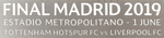 2019 Liverpool**UCL FINAL MADRID**Match Day Transfer Details Football Logo