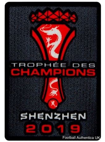 2019 PSG Paris TROPHEE DES CHAMPIONS Official Player Issue Size Football Soccer Badge Patch