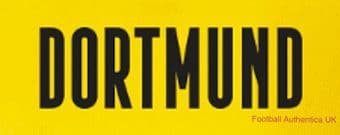 2020-21/22 Dortmund DORTMUND Home/Third Shirt Official Player Issue Size Back Of Shirt Logo