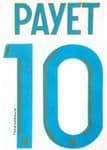 2020-21/22 Olympique Marseille PAYET#10 Home Shirt Official Player Issue Size Name Number Set