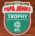 2020-21/22 Papa Johns**EFL CUP**Trophy Official Player Issue Size Football Soccer Badge Patch