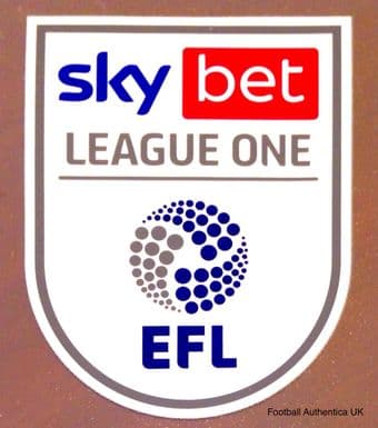2020-21/22 Sky Bet EFL League One Official Player Issue Size Football Soccer Badge Patch