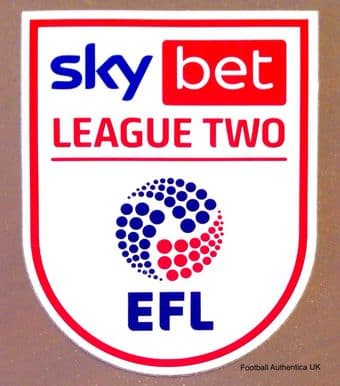 2020-21/22 Sky Bet EFL League Two Official Player Issue Size Football Soccer Badge Patch