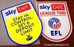 2020-21/22 Sky Bet EFL League Two Official Player Issue Size Football Soccer Badge Patch Set