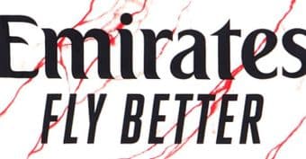 2020-21 AC Milan & Arsenal EMIRATES FLY BETTER Away Shirt Official Player Issue Size Sponsor Logo