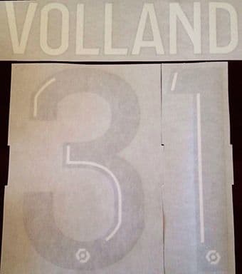 2020-21 AS Monaco VOLLAND#31 Home Shirt Official Player Issue Size Name Number Set