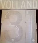 2020-21 AS Monaco VOLLAND#31 Home Shirt Official Player Issue Size Name Number Set