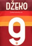 2020-21 AS Roma Home/Third Shirt DZEKO#9 Official Stilscreen Name Number Set