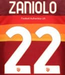 2020-21 AS Roma Home/Third Shirt ZANIOLO#22 Official Stilscreen Name Number Set