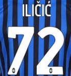 2020-21 Atalanta ILICIC#72 Home & Third Shirt Official Stilscreen Name Number Set