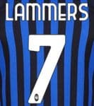 2020-21 Atalanta LAMMERS#7 Home & Third Shirt Official Stilscreen Name Number Set