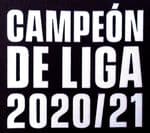 2020-21 Atletico Madrid**CAMPEON DE LIGA**Official Player Issue Size Match Transfer Details Logo