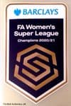 2020-21 Chelsea FA WSL CHAMPIONS Official Player Issue Size Football Badge Patch