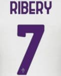 2020-21 Fiorentina RIBERY#7 Away Shirt Official Player Issue Size Name Number Set