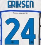2020-21 Inter Milan ERIKSEN#24 Away Shirt Official Player Issue Size Name Number Set