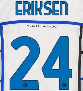 2020-21 Inter Milan ERIKSEN#24 Away Shirt Official Player Issue Size Name Number Set