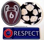 2020-21 Liverpool UCL & BOH 6 CHAMPIONS Official Player Issue Size Football Soccer Badge Patch Set
