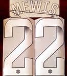 2020-21 Manchester City FA WOMEN'S SUPER LEAGUE Away Shirt MEWIS#22 Official Name Number Set