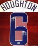 2020-21 Manchester City FA WSL Home/Third Shirt HOUGHTON#6 Official Name Number Set