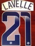 2020-21 Manchester City FA WSL Home/Third Shirt LAVELLE#21 Official Name Number Set
