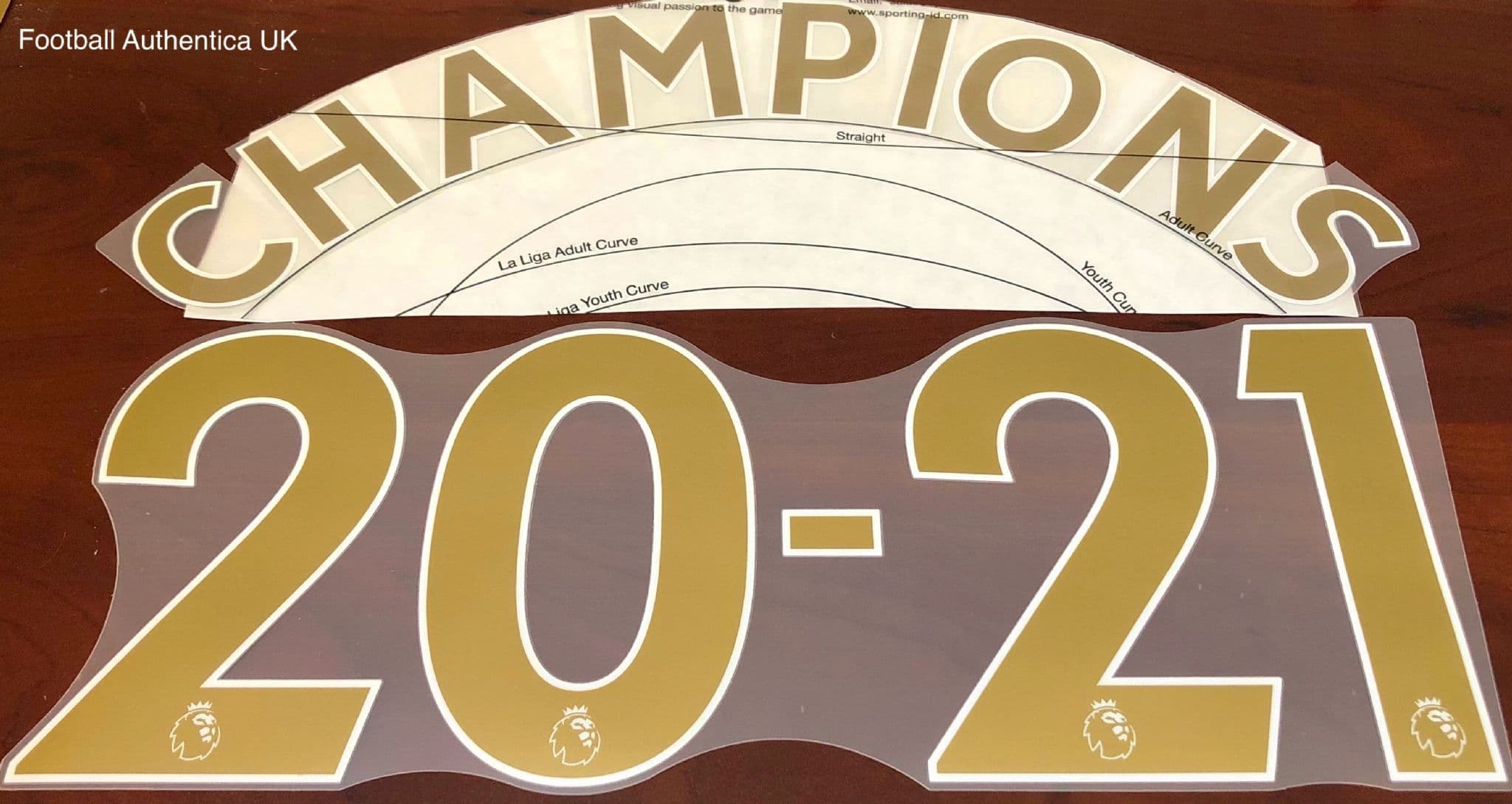 2020-21 Manchester City PREMIER LEAGUE CHAMPIONS#20-21 Home Shirt Official  Football Name Number Set