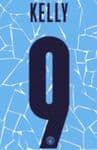 2020-21 Manchester City UWCL**Women's Champions League**Home Shirt KELLY#9 Official Name Number Set