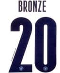 2020-21 Manchester City UWCL*Womens Champions League*Home Shirt BRONZE#20 Official Name Number Set