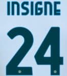 2020-21 Napoli**Serie A & Europa**Away Shirt INSIGNE#24 Official Player Issue Size Name Number Set