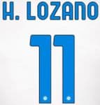 2020-21 Napoli**Special Edition**Fourth Shirt H.LOZANO#11 Official Player Issue Size Name Number Set