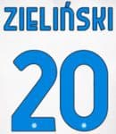 2020-21 Napoli**Special Edition**Fourth Shirt ZIELINSKI#20 Official Player Issue Name Number Set