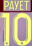 2020-21 Olympique Marseille PAYET#10 Third Shirt Official Player Issue Size Name Number Set