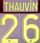 2020-21 Olympique Marseille THAUVIN#26 Third Shirt Official Player Issue Size Name Number Set