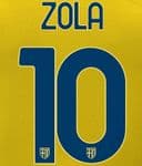 2020-21 Parma HERO SET Away Shirt ZOLA#10 Official Player Issue Size Name Number Set