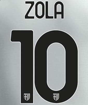 2020-21 Parma HERO SET Home Shirt ZOLA#10 Official Player Issue Size Name Number Set