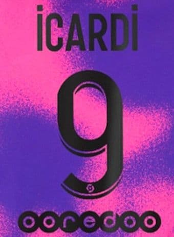 2020-21 PSG Paris ICARDI#9 Jordan X Fourth Shirt Official Player Issue Size Name Number Set