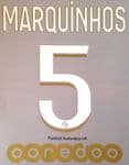 2020-21 PSG Paris MARQUINHOS#5 Jordan X Third Shirt Official Player Issue Size Name Number Set