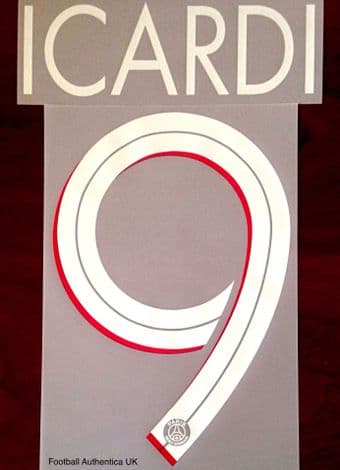 2020-21 PSG Paris UCL Home Shirt ICARDI#9 Official Player Issue Size Name Number Set