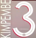 2020-21 PSG Paris UCL Home Shirt KIMPEMBE#3 Official Player Issue Size Name Number Set