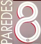 2020-21 PSG Paris UCL Home Shirt PAREDES#8 Official Player Issue Size Name Number Set