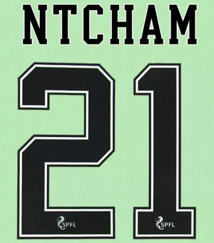 2020-22 Celtic(Glasgow) Home/Away/Third Shirt NTCHAM#21 Official Player  Issue Size Name Number Set