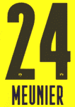 2020-22 Dortmund Home/Third Shirt MEUNIER#24 Official Player Issue Size Name Number Set