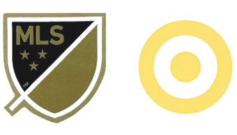 2020-22 LAFC**Los Angeles**MLS & TARGET LOGO Home Shirt Official Player Issue Size Badge Patch Set