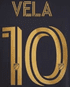 2020-23 LAFC Los Angeles MLS Home Shirt VELA#10 Official Player Issue Match Name Number Set