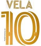 2020-23 LAFC Los Angeles MLS Home Shirt VELA#10 Official Player Issue Match Name Number Set