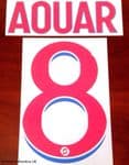 2020-23 Olympique Lyonnais**Lyon** AOUAR#8 Home Shirt Official Player Issue Size Name Number Set